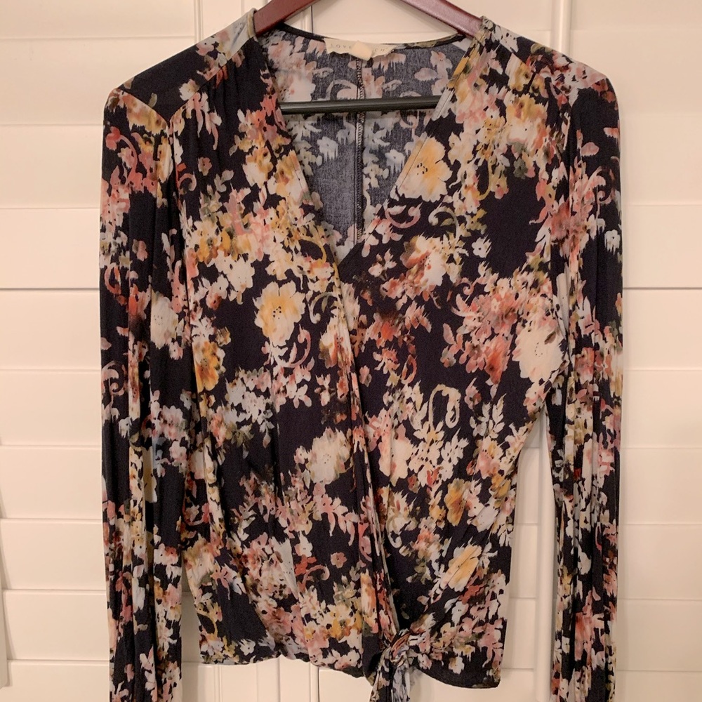 Lovestitch floral tie top